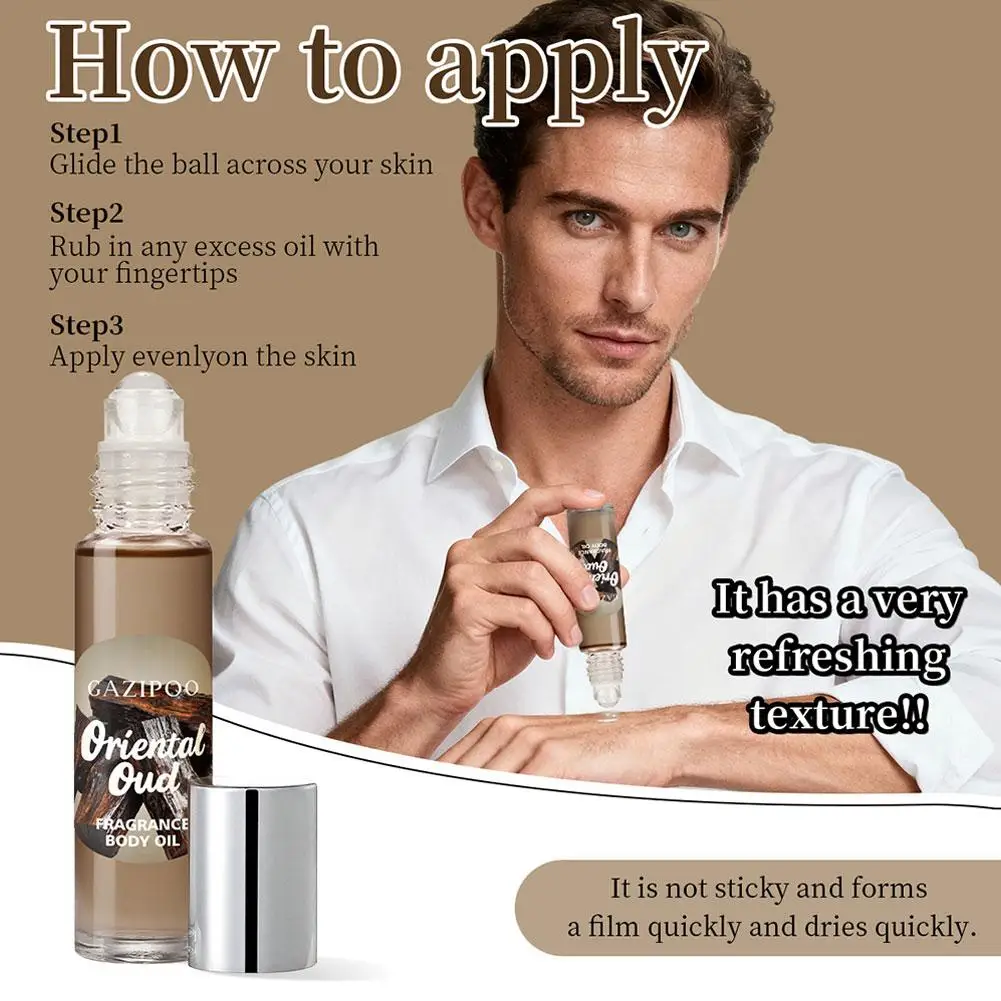 10ml Premium Unisex Coconut Fragrance Portable Long-lasting Fresh Coconut Milk Gourmet Fragrance Oriental Oud Body Oil