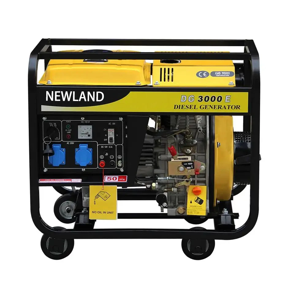 DG2500 2kw Open Frame 173F Diesel Engine Portable Diesel Generator