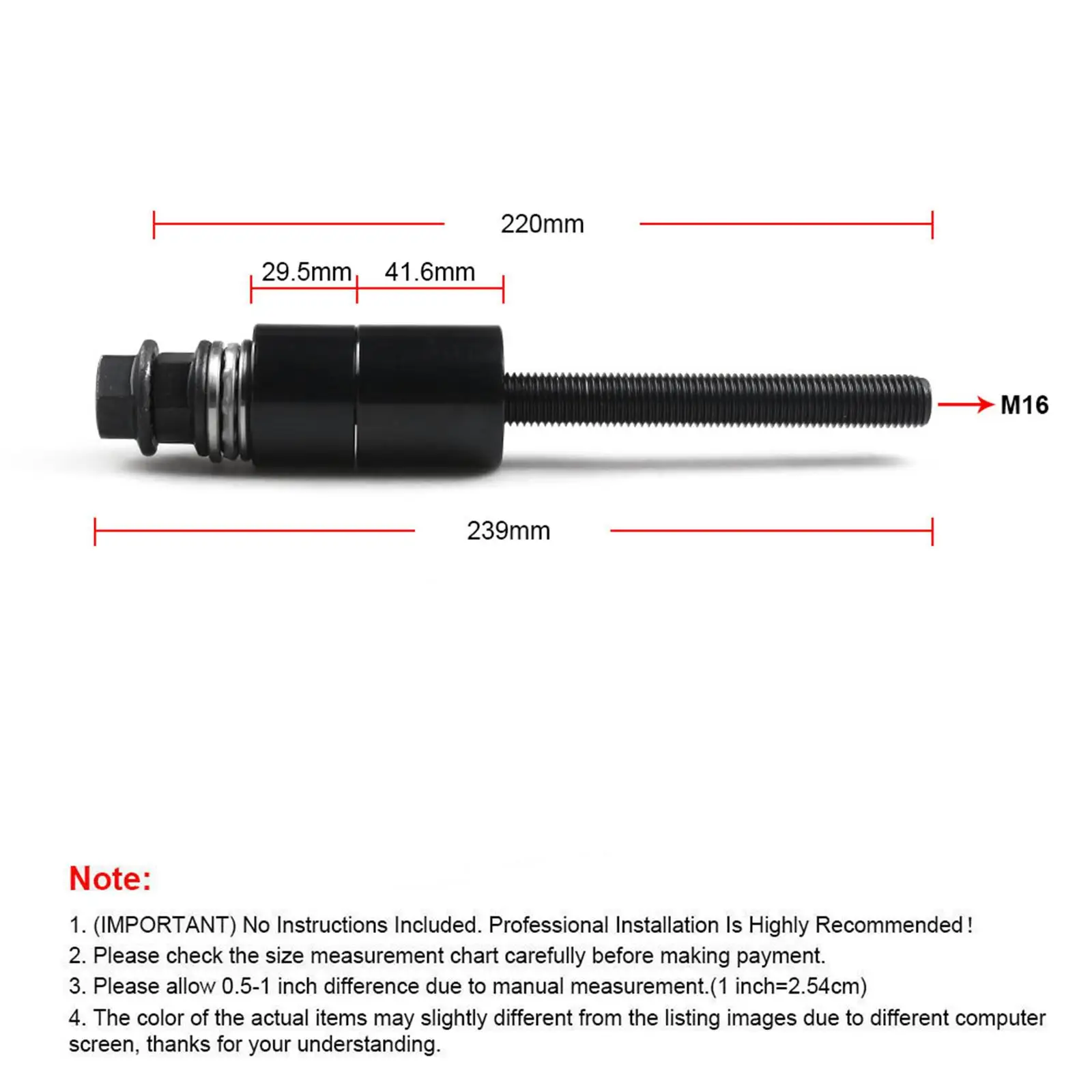 Picture 7: Harmonic Balancer Puller Aluminum Damper Puller Press Tool Durable Replace