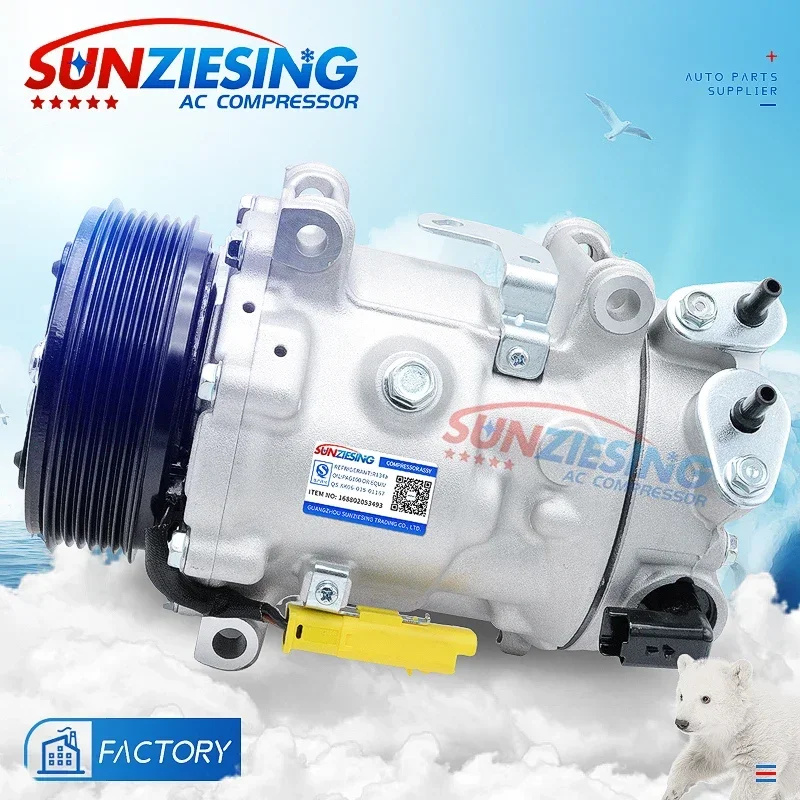 

For Peugeot 407 308 4008 5008 Citroen C5 Iii Ac Compressor Sd7C16 9671451380 9684141780 6453Ze 6453Zt 6453Zs 648756