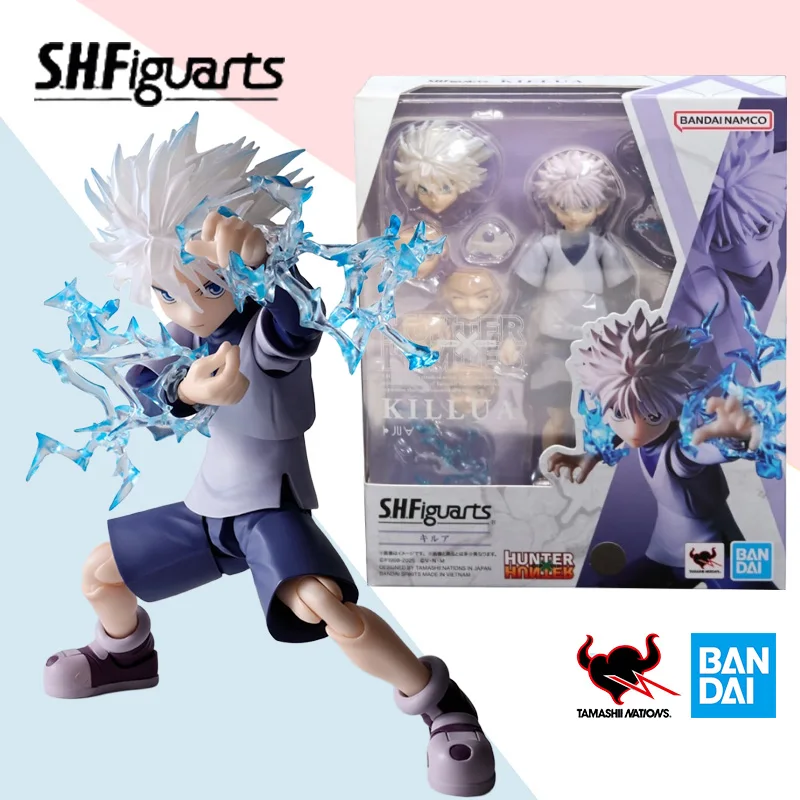 

Bandai original SHFiguarts SHF Hunter x Hunter Killua Zoldyck anime action figure finished model ornaments collection gift