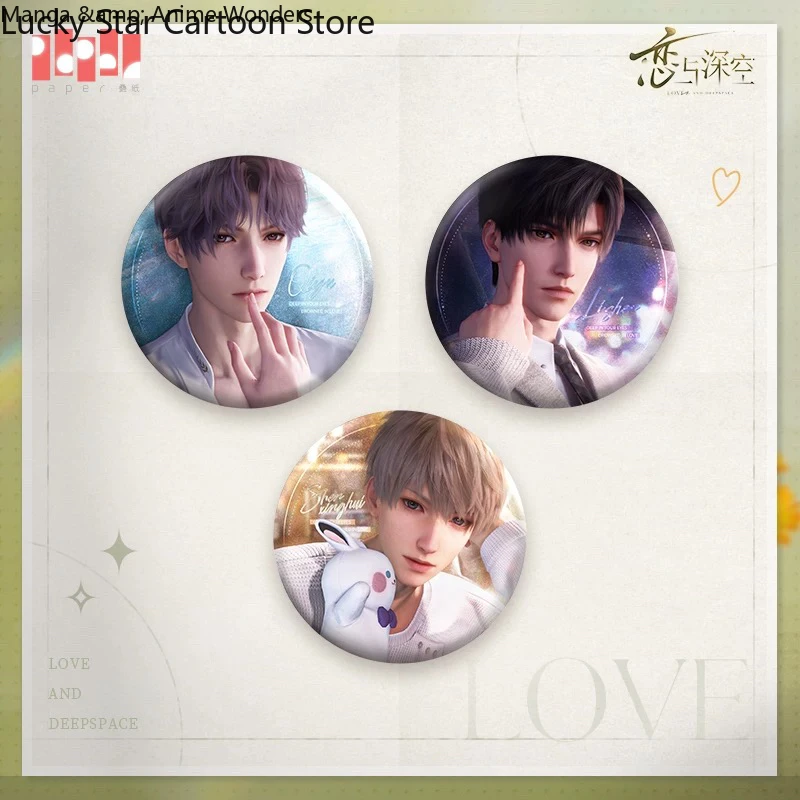 Аниме игра Хэллоуин Любовь и Глубокий космос Rafayel Xavier Sylus Caleb Zayne Kawaii значок для косплея Itabag кнопка брошь карта