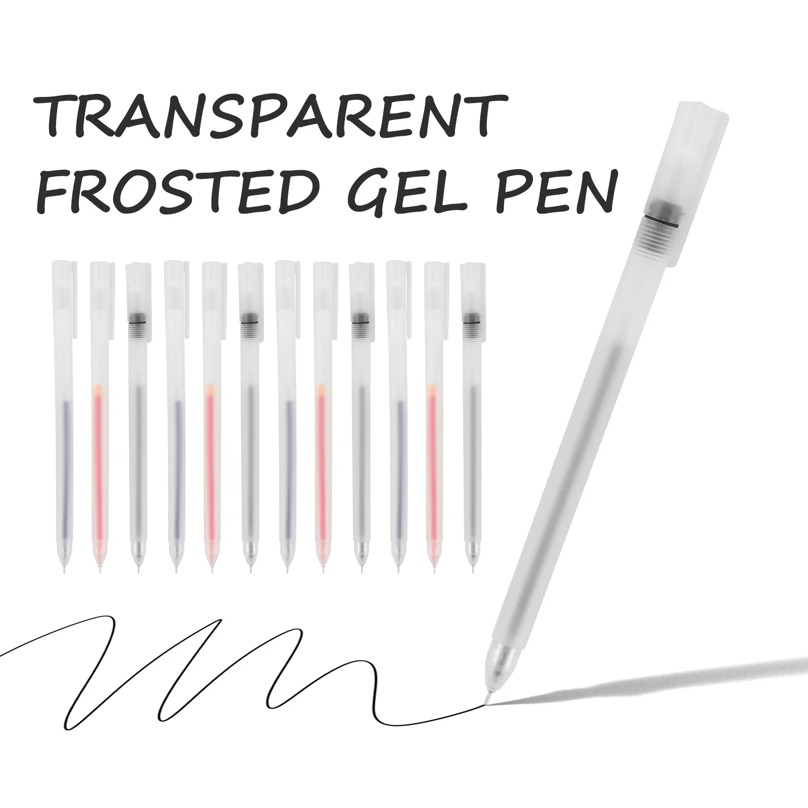 30Pcs Multi-Function Gel Pens Fine Tip Smooth Ink for Handwriting Notes Sketching Lightweight Office School Stationery Writing