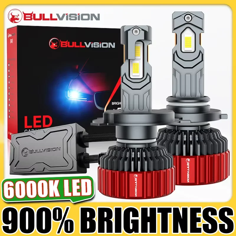 Bullvision G5 H7 LED 300W 30000LM Car Headlight Bulbs Canbus CSP H4 H11 H8 H9 H1 HB3 K5C 9005 9006 HB4 9012 HIR2 Fog Light 6000K