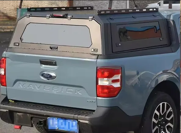 Exclusive Payment Link: Custom sliding window Aluminum Alloy Canopy for Ford Maverick with crossbar and rear tent