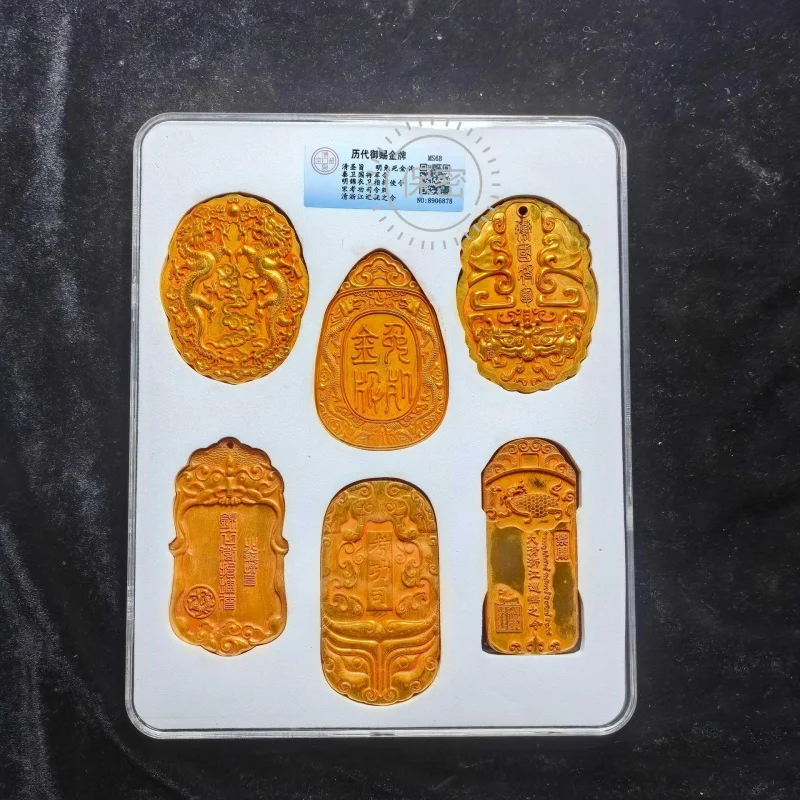 

Antique Crafts Collectibles Miscellaneous Historical Imperial Gifts Gold Plated Ornaments Hanging Crafts Waist Tags