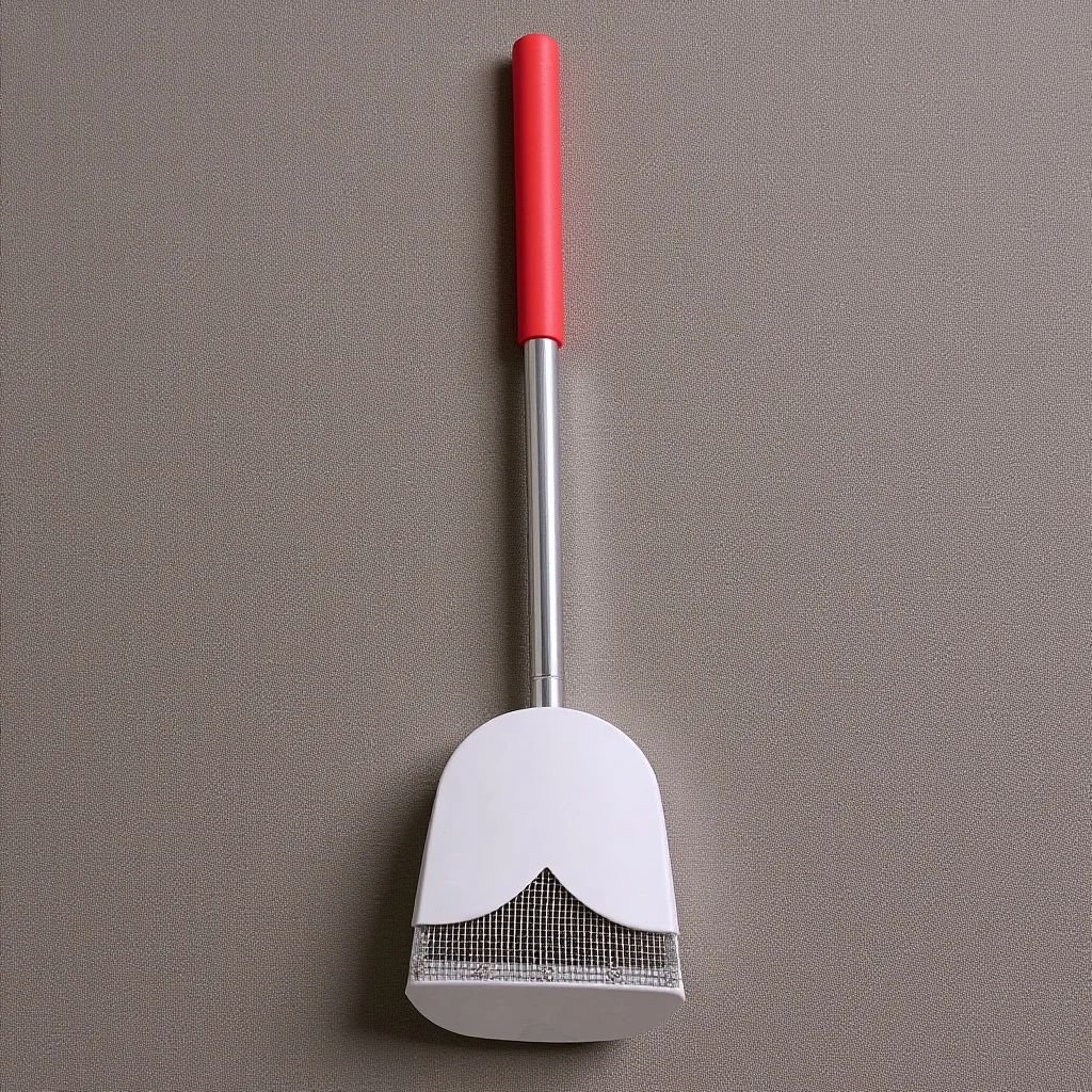 

Metal Bird Cage Poop Scooper Stainless Steel Adjustable Handle Cleaning Accessory for Chicken Coop Litter Metal Chicken Coop