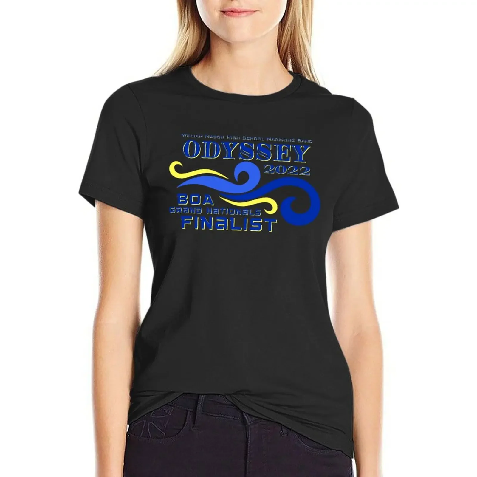 

WMHS Marching Band 2022 Grand Nationals Finalist T-Shirt quick-drying graphics cute clothes T-shirt Women