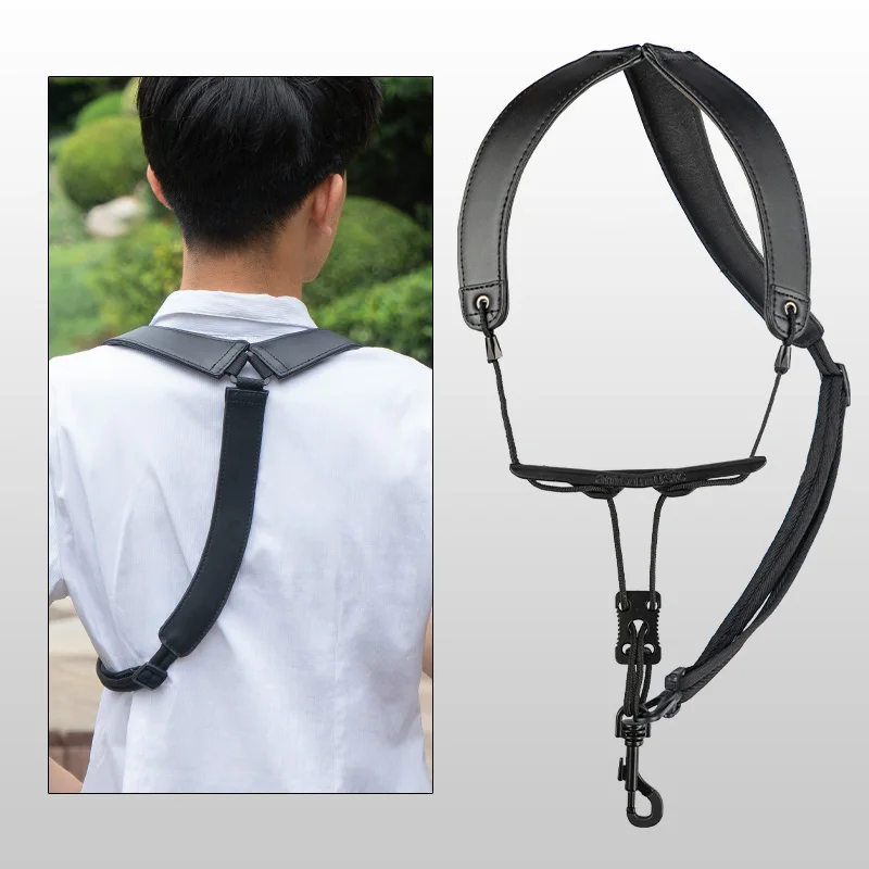 

Alto Tenor Saxophone Strap, Double Shoulder Pressure-Reducing Saxophone Neck Strap, Special Hanging Strap, Musical Instrument Strap