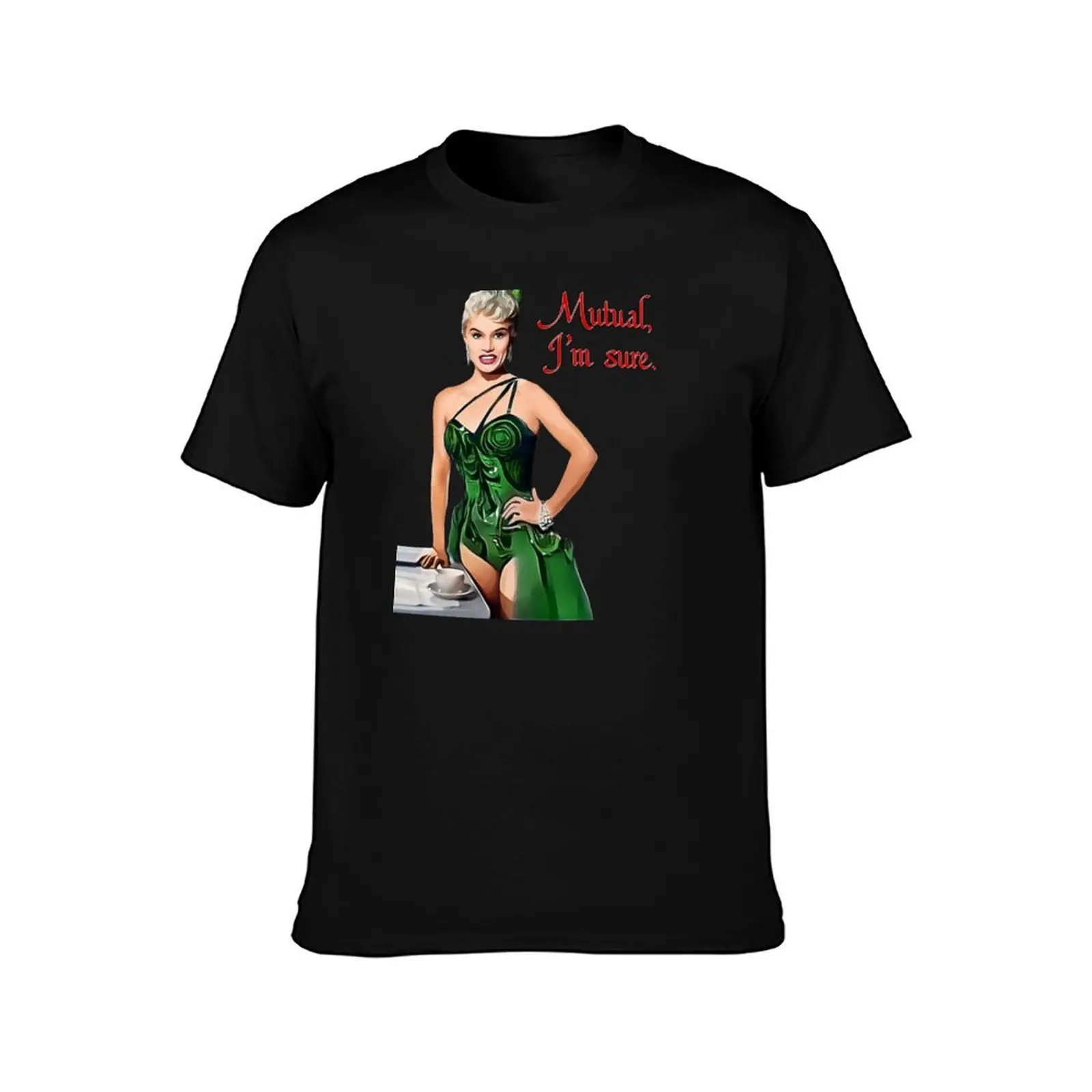Mutual I’m Sure - White Christmas - Green T-Shirt, Summer Casual Cotton Tee, Oversized Streetwear Tops, Vintage Graphic Print