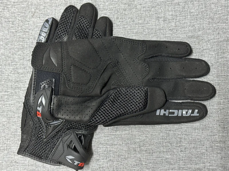 Frühling Herbst Atmungsaktive Leder Motorrad Handschuhe 391 390 Männer Outdoor Motocross Motorrad Reiten Handschuh Guantes Moto – Detail 26