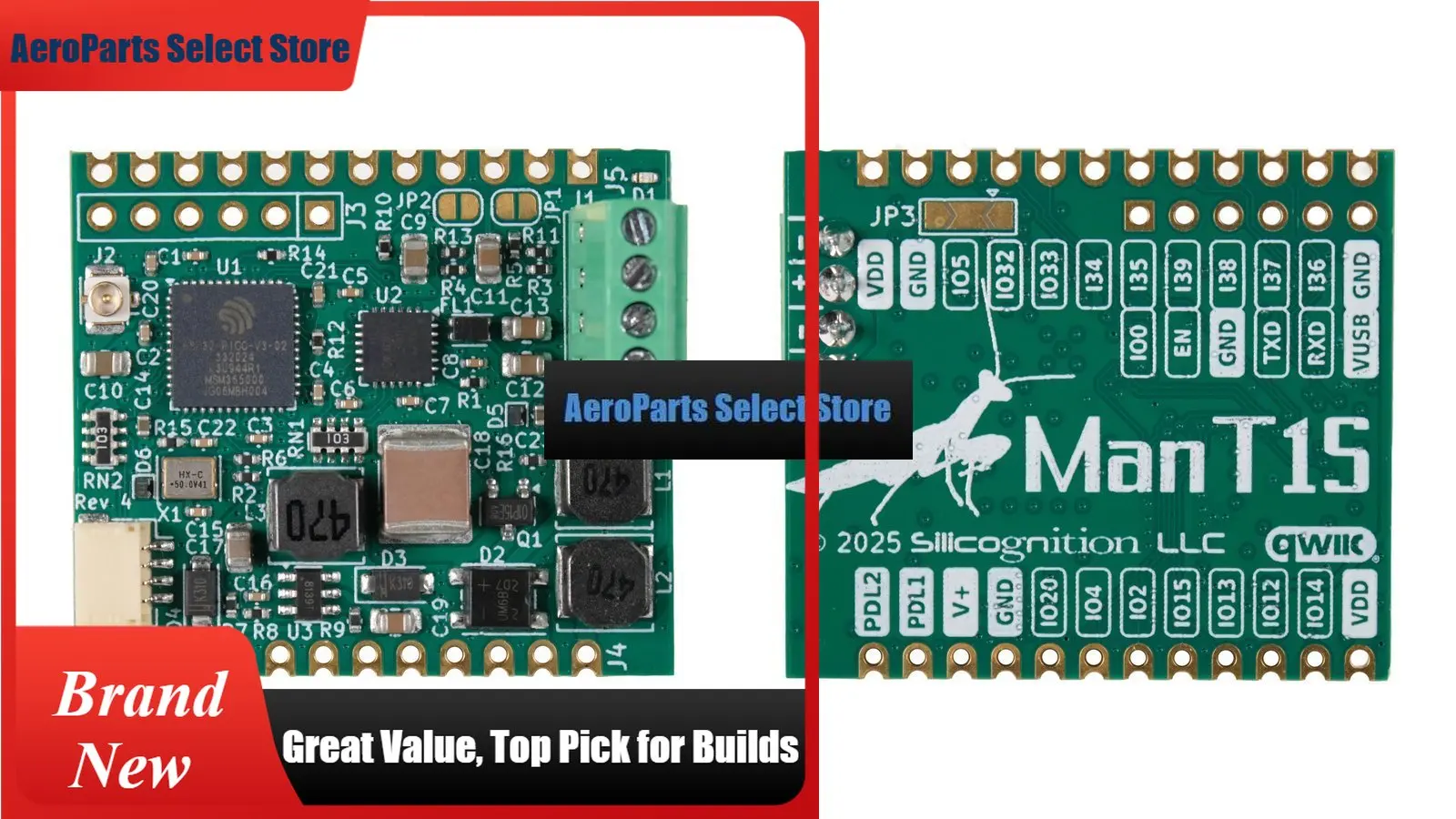 AeroPartsCrowdsupply-ManT1S Single Pair Ethernet Platform For Power, Communication, And Data Transmission