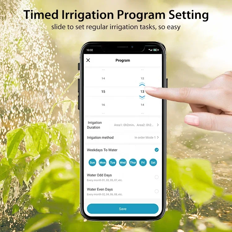 16 Zones Tuya WiFi Garden Automation Watering System Smartlife App Control Smart Irrigation Timer Sprinkler Controller