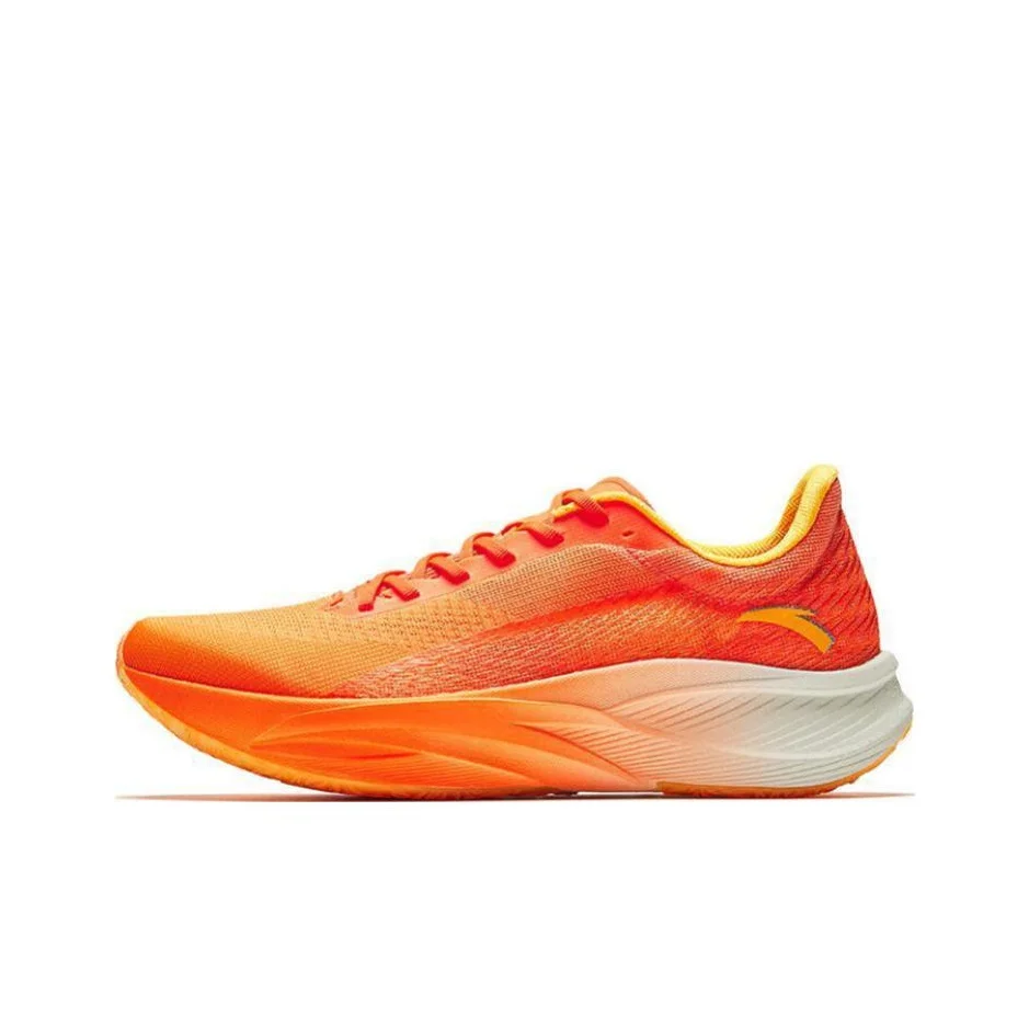 

Anta C202 5 Fabric Slip Resistant Abrasion Resistant Low top Marathon Running Shoes Men's Orange 912445595-3