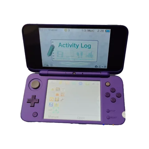 Nuova console di gioco portatile 2DS XL/LL, originale ricondizionata con sblocco dell'FBI della scheda SD, giochi 2DS 3DS gratuiti