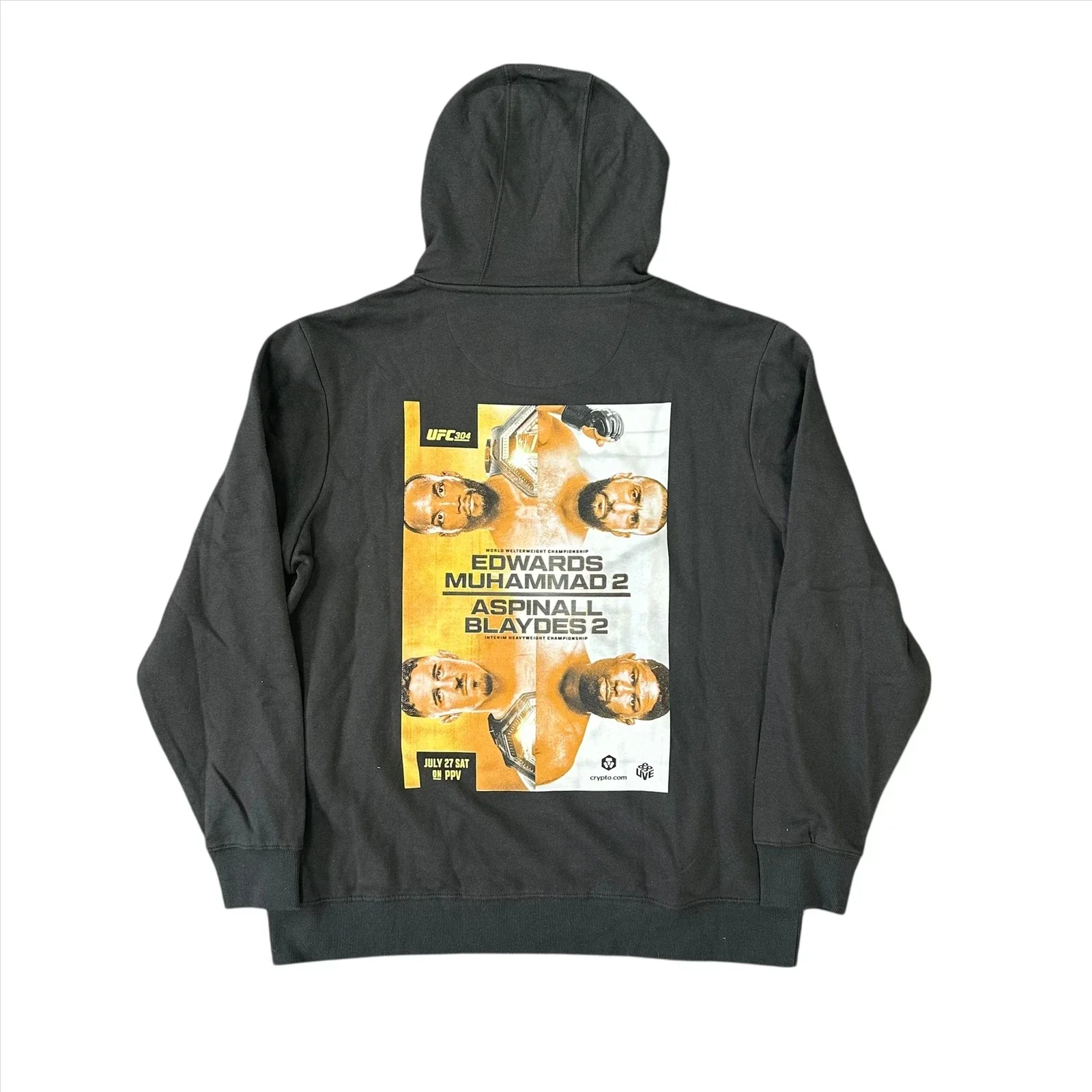 

UFC 304 Men's Hoodie Black Manchester Hoodie Autumn Winter Extreme Sports Enthusiasts Men Women Suitable Boxing Hoodie