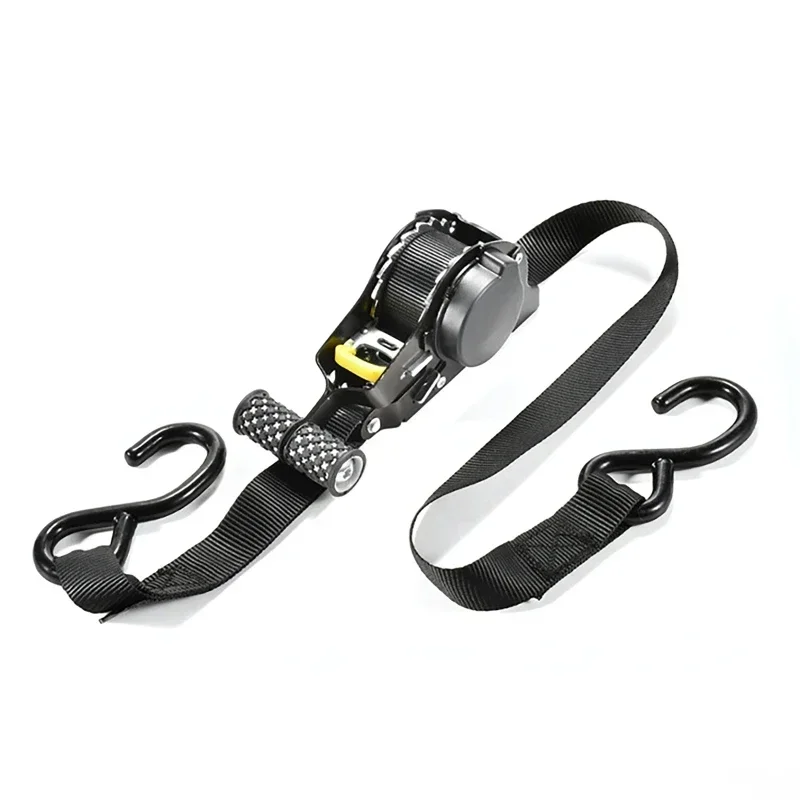 Retractable Auto Ratchet Strap Automatic Shrink Bundle Tape Retractable Belts For Motorcycles Convenience Luggage Straps