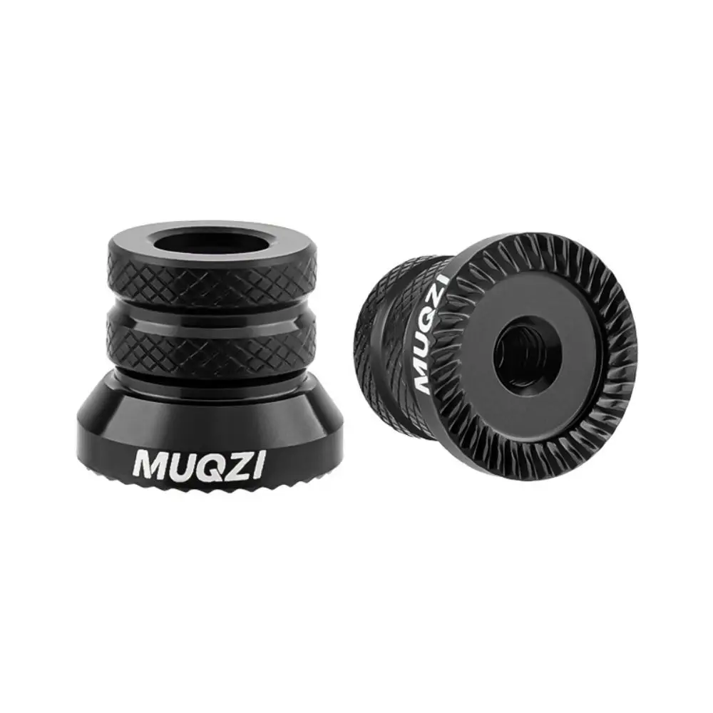 

1 Pair Aluminium Alloy Bike Hub Nut Lightweight Anti Slip Design Bicycle Axle Nut Rust Prevention CNC Milling