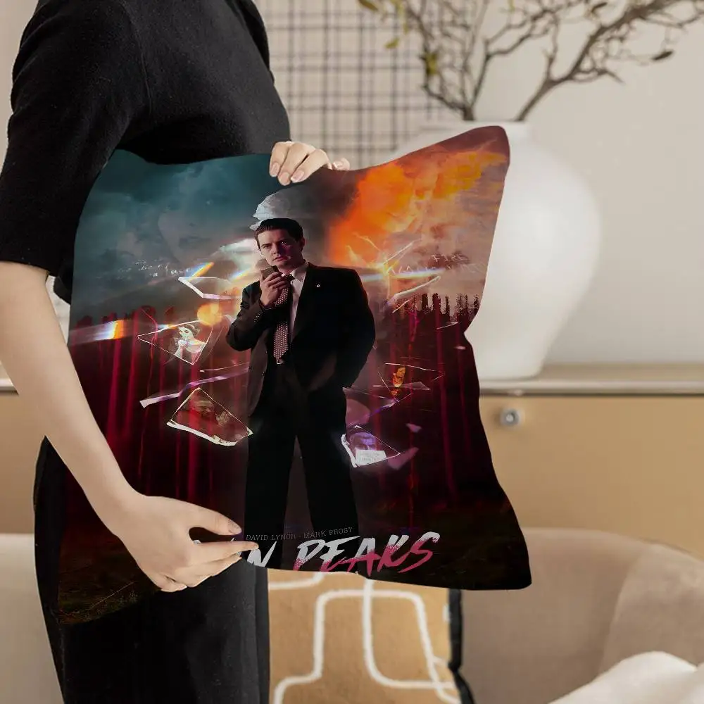 

Twin Peaks TV Vintage Pillow Gifts Home Office Furnishings Bedroom Sofa Car Cushion Cover Case 45x45cm