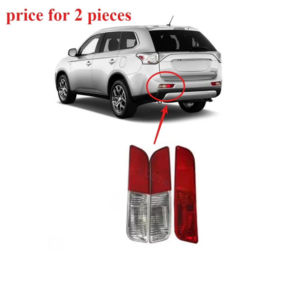 

2 шт., 1 пара 8336A102, лампа заднего бампера для Outlander GF 2013-2015, стоп-сигнал для Airtrek, задняя противотуманная фара 8337A111, без лампы