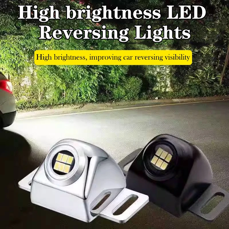 Car Reverse Light High Brightness Reversing Flashing Warning Lamp Universal Auto Motorcycle Reverse Parking Tail LED Bulb Light