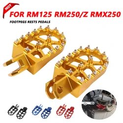For Suzuki RM125 RM250 RMX250S RMX250R RM 125 250 RMX 250S 250R Motorcycle Accessories FootRest Footpeg Foot Pegs Rests Pedal