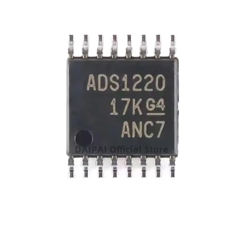 (10Pcs-50Pcs/Lot) 100% New original ADS1220IPWR ADS1220IPW ADS1220 TSSOP-16 Chipset