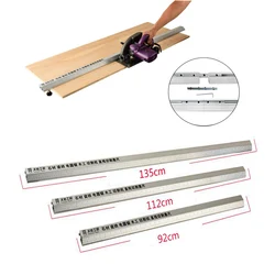 Sierra Circular eléctrica de 135CM, regla de pie guía, accesorio de chaflán de 45 grados, ayudante de corte para carpintería