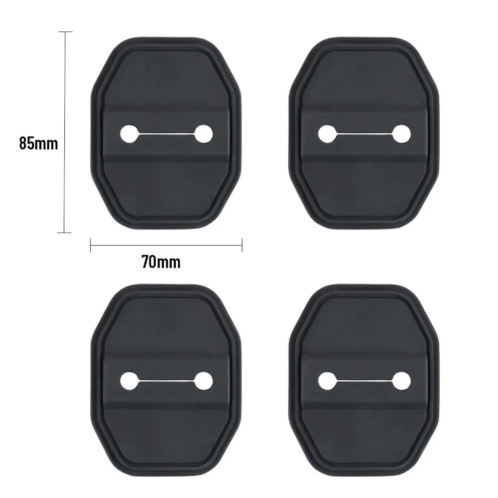 

Дверной замок автомобиля, силиконовая пряжка, защитная крышка для Mercedes Benz Class A 2013-2018, автомобильная дверная защелка, аксессуары для предотвращения столкновений