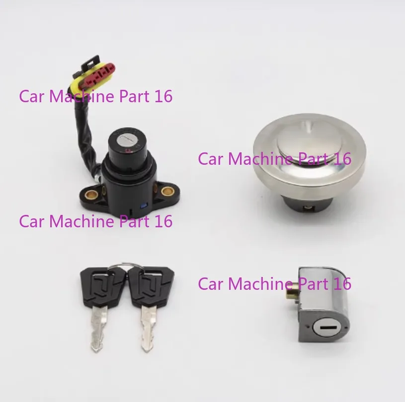 

Motorcycle Ignition Switch Lock Fuel Gas Tank Cover Lock W/Keys For Keeway Superlight K-Light 125 202 200 QJ200-2H