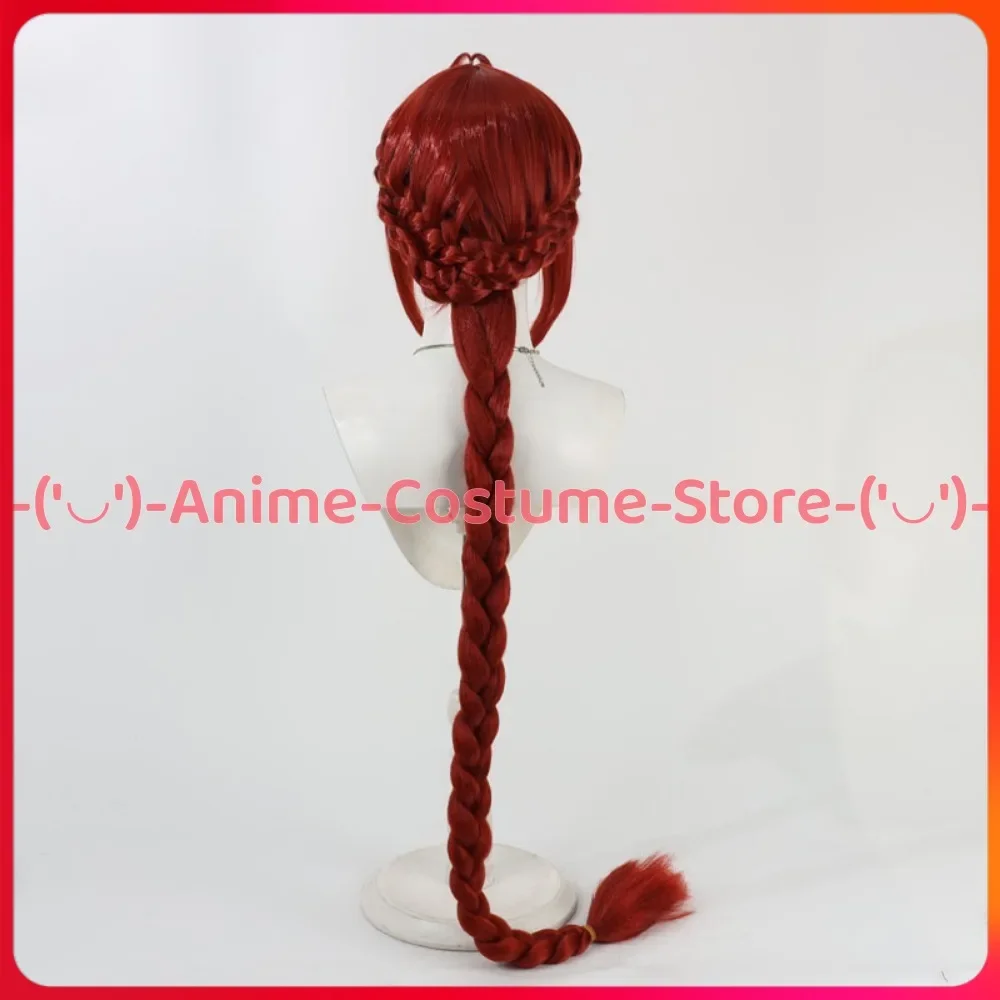 Twisted Wonderland Riddle Rosehearts Cosplay Pruik Vlecht Anime Game Karakter Halloween Carnaval Feestkostuum Pruiken Synthetisch haar