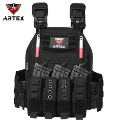 Artex 1000D Plate Carrier Tactical Vest Outdoor Hunting Protective Adjustable MODULAR Vest for Airsoft Hunting Vest