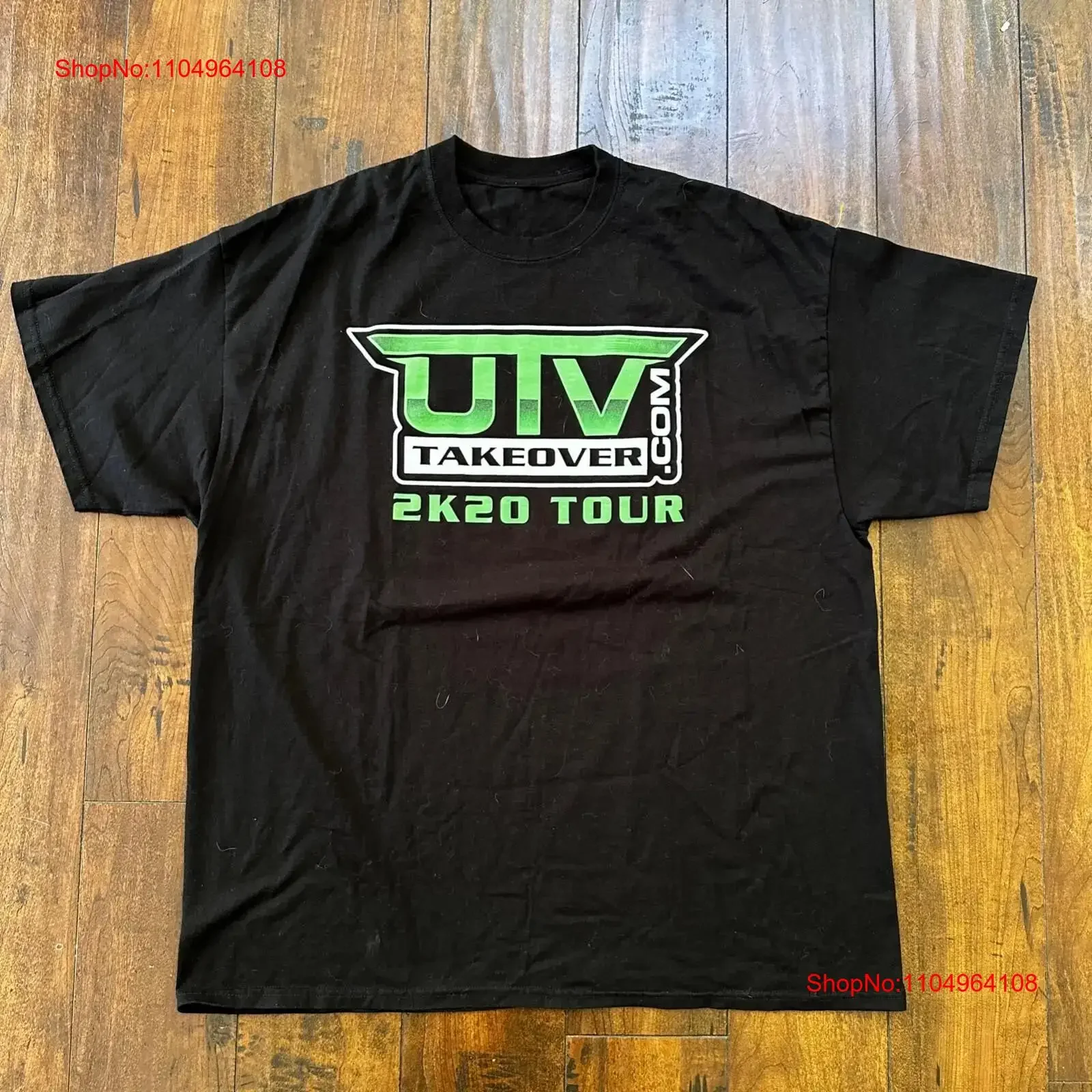 Camiseta UTV Monster 2K20 Tour VTG, bebidas promocionales, arte deportivo, bebida de cerveza fresca, vintage, lavada, suave, ligeramente estirada