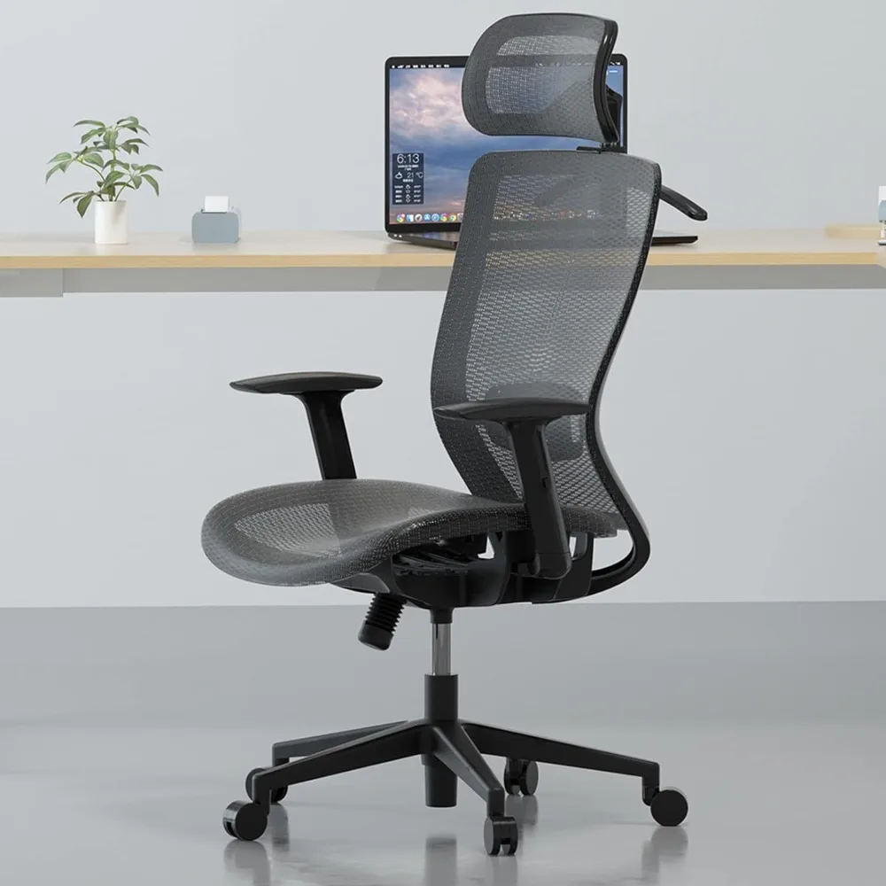 

OC3B Executive Ergonomic Office Chair Height Adjustable Mesh Computer Chair with Adjustable Headrest Armrest Lumbar