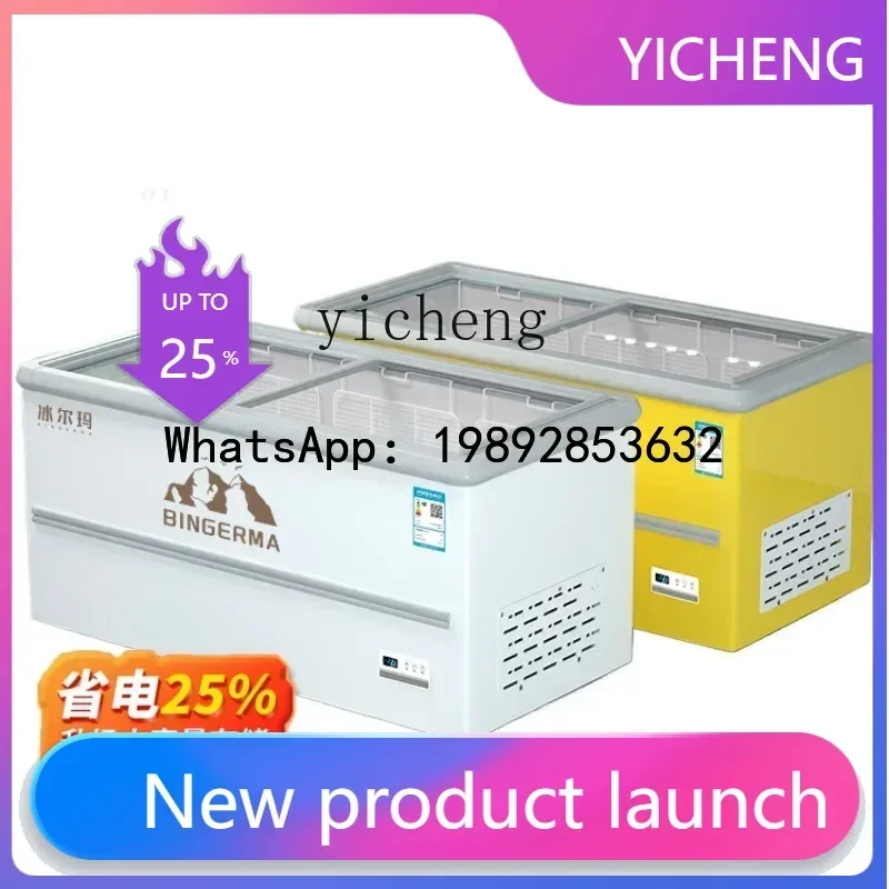 

BX Freezer Commercial Large Capacity Freezer Refrigerator Refrigeration Protection Horizontal Showing Cabinet