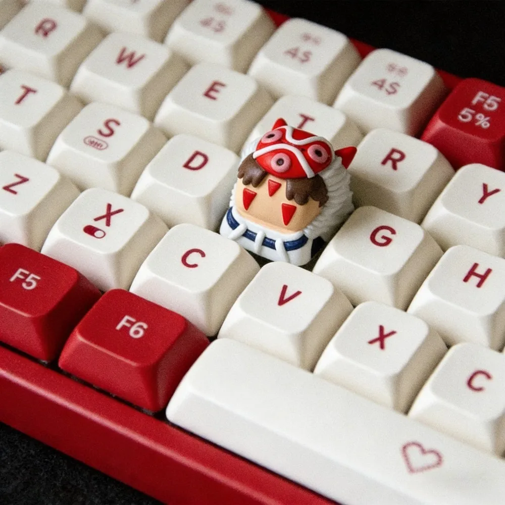 The Character Image of The Anime Is Compatible with QWERTY Personalized Mechanical Keyboard Cross-Axis Keyboard Accessories