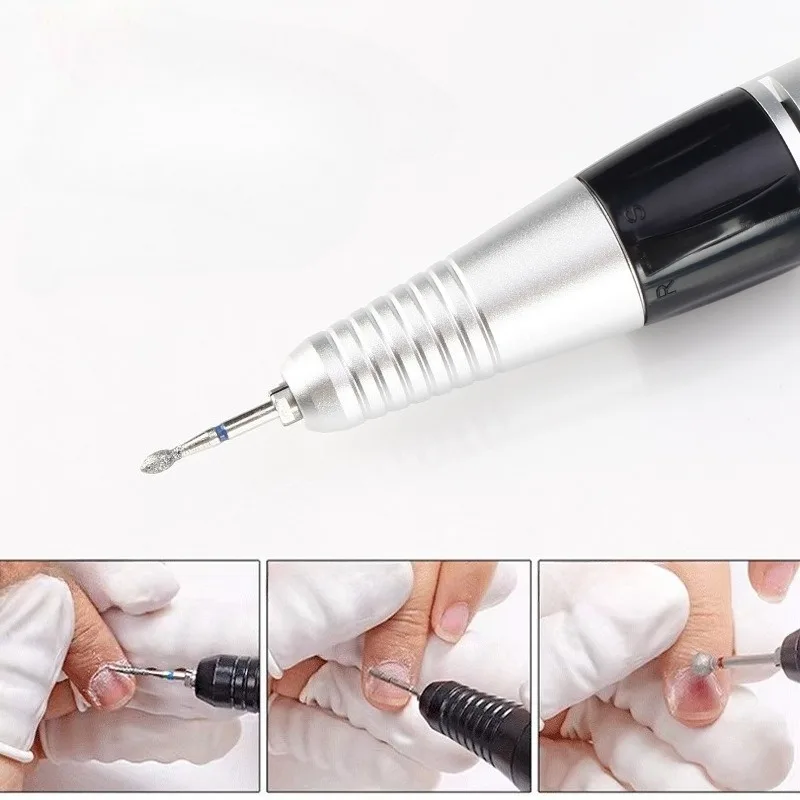 Quartz Diamond Wool Nail Drill Bits for Cuticle Grinding & Sanding