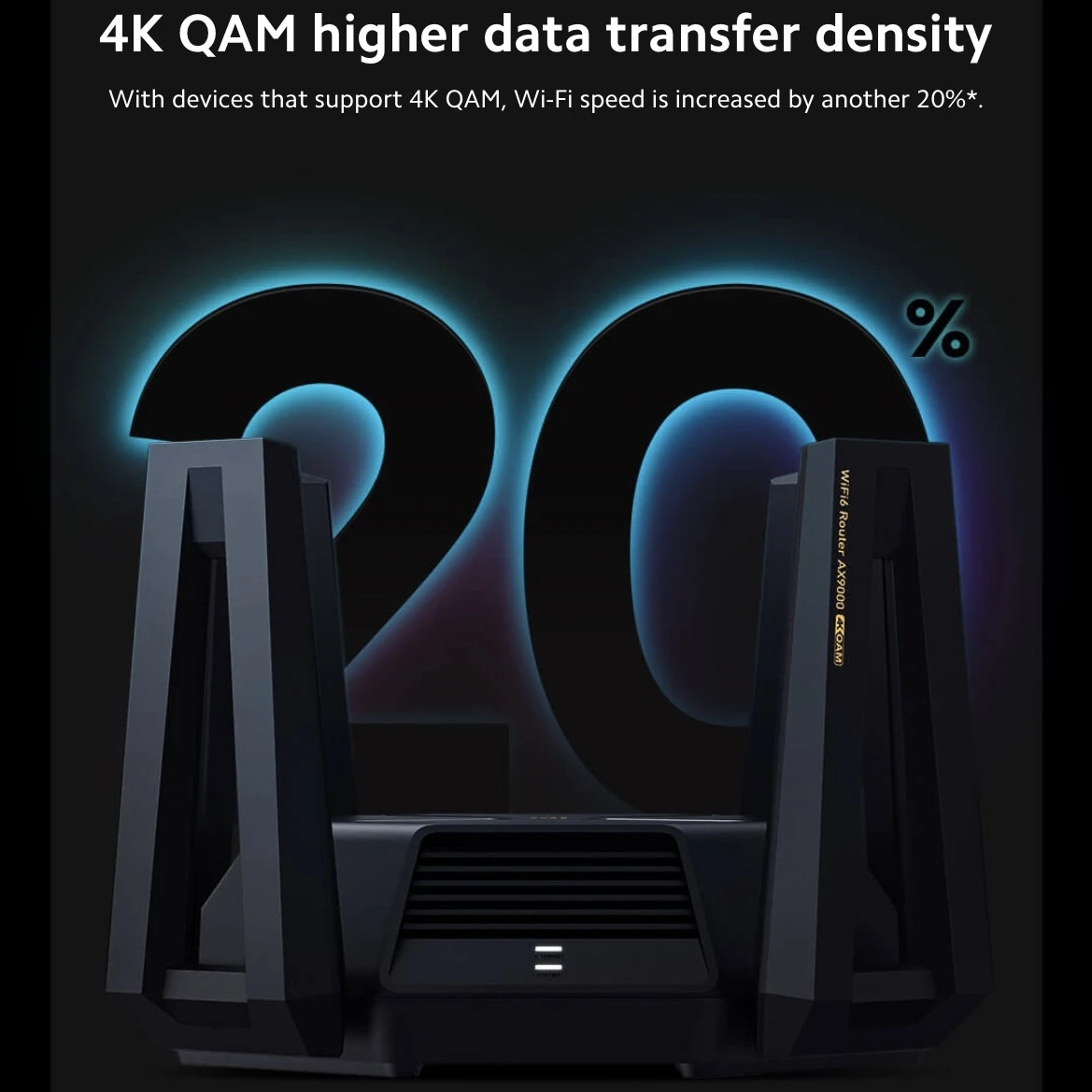 Xiaomi Mi AX9000 Router WiFi6 Enhanced Edition Tri-Band USB3.0 Wireless Mesh Network Game Acceleration Repeater 12 Antennas