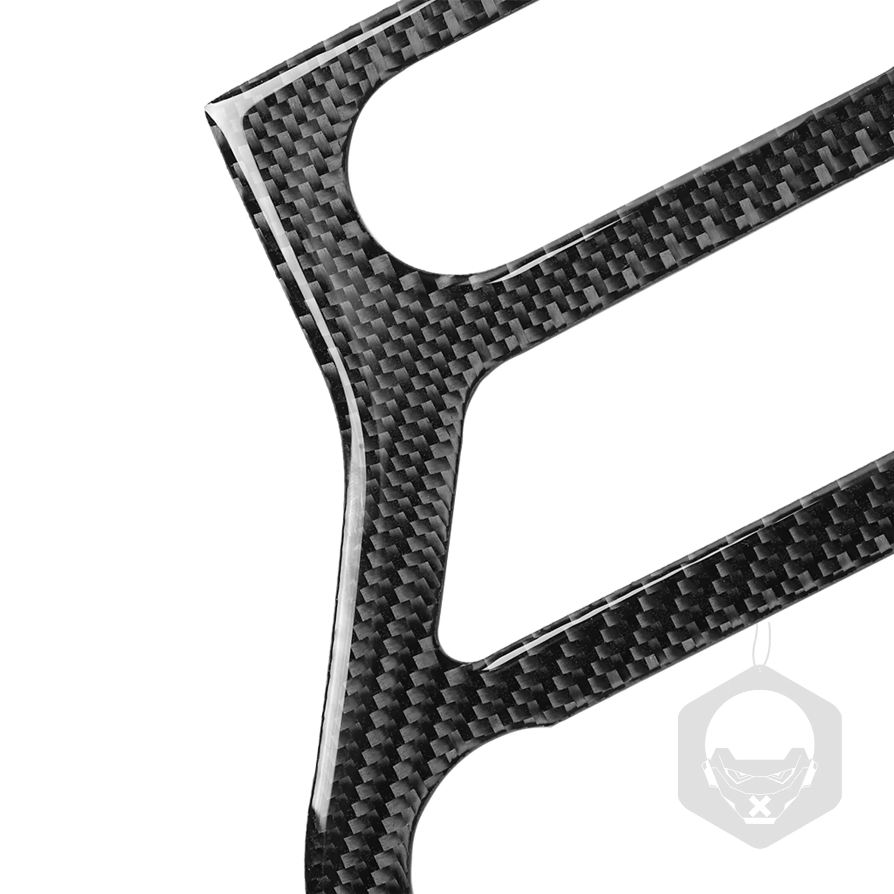 For Ford Mustang 2015-2020 Car Complete set Frame Trim Real Soft Carbon Fiber Interior Accessories Decoration Stickers