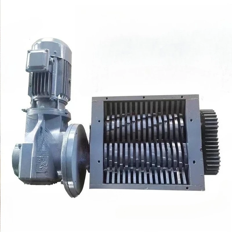 Small Double Shaft Kitchen Waste edder Efficient Crushing Knife Box for Plastic Metal Chassis Wire Rubber Disposal