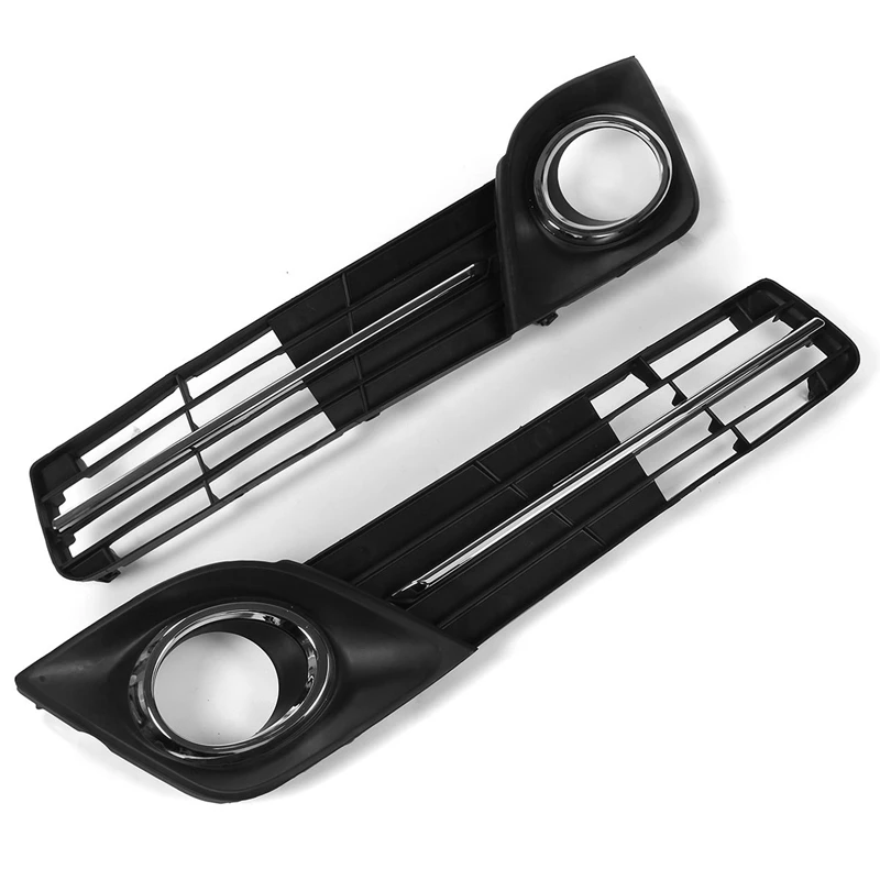 ABS Plastic 3Pcs Car Front Bumper Lower Grille Grill Fog Lamp Cover Bezel Set For Toyota Camry SE 2012 2013 2014 - Image 4