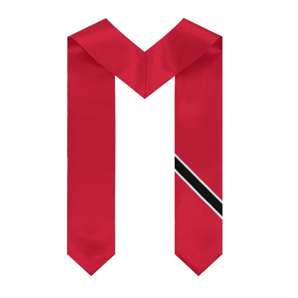 Customization More Design Graduation Shawl Trinidad And Tobago Flag & United States Flag Stole Sash Honor Study Aboard Internati