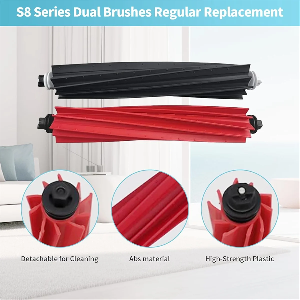 Para roborock s8 pro ultra escova lateral principal filtro hepa mop saco de pó aspirador acessórios kit