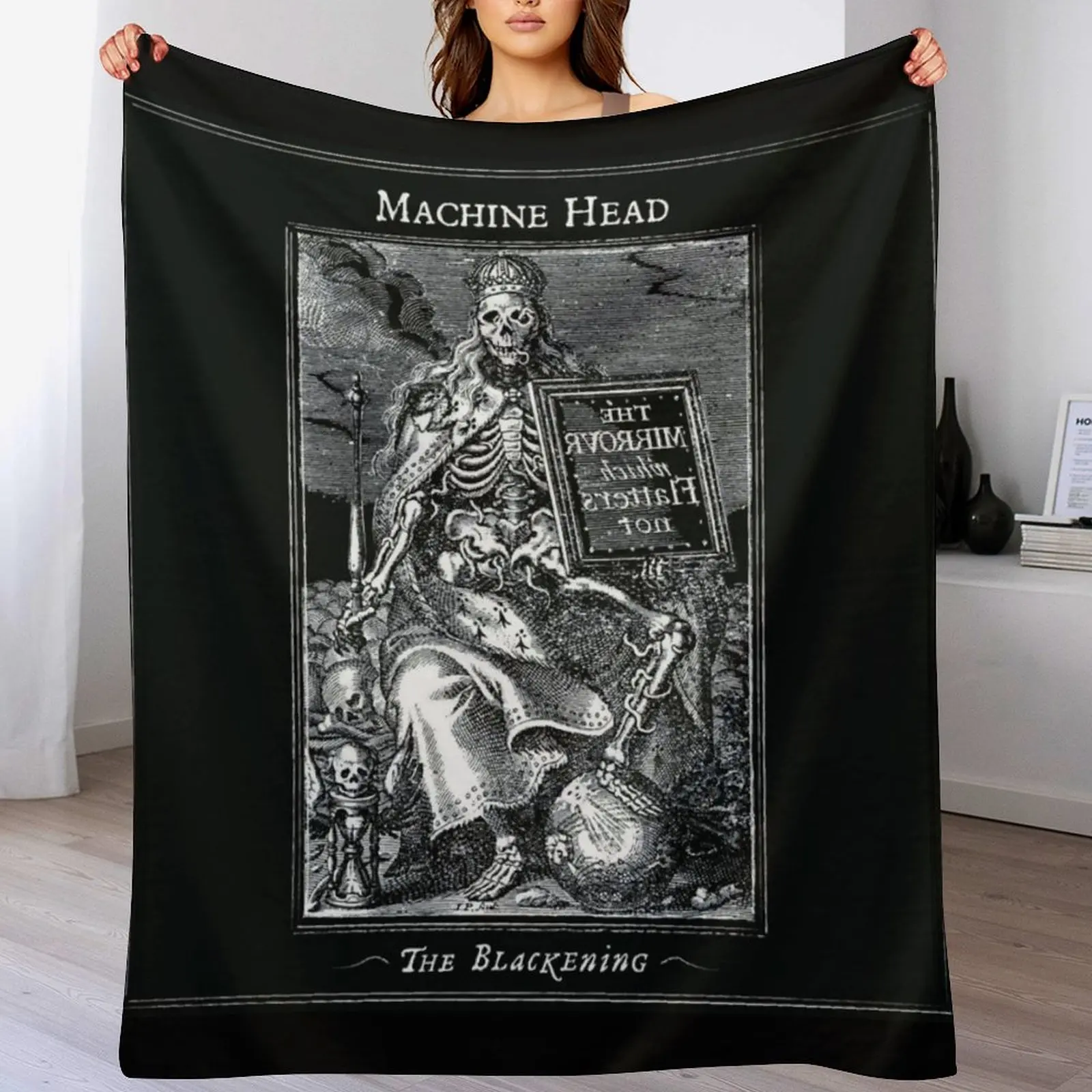 Machine Head the blackening Throw Blanket Decorative Beds blankets ands Sofas Blankets