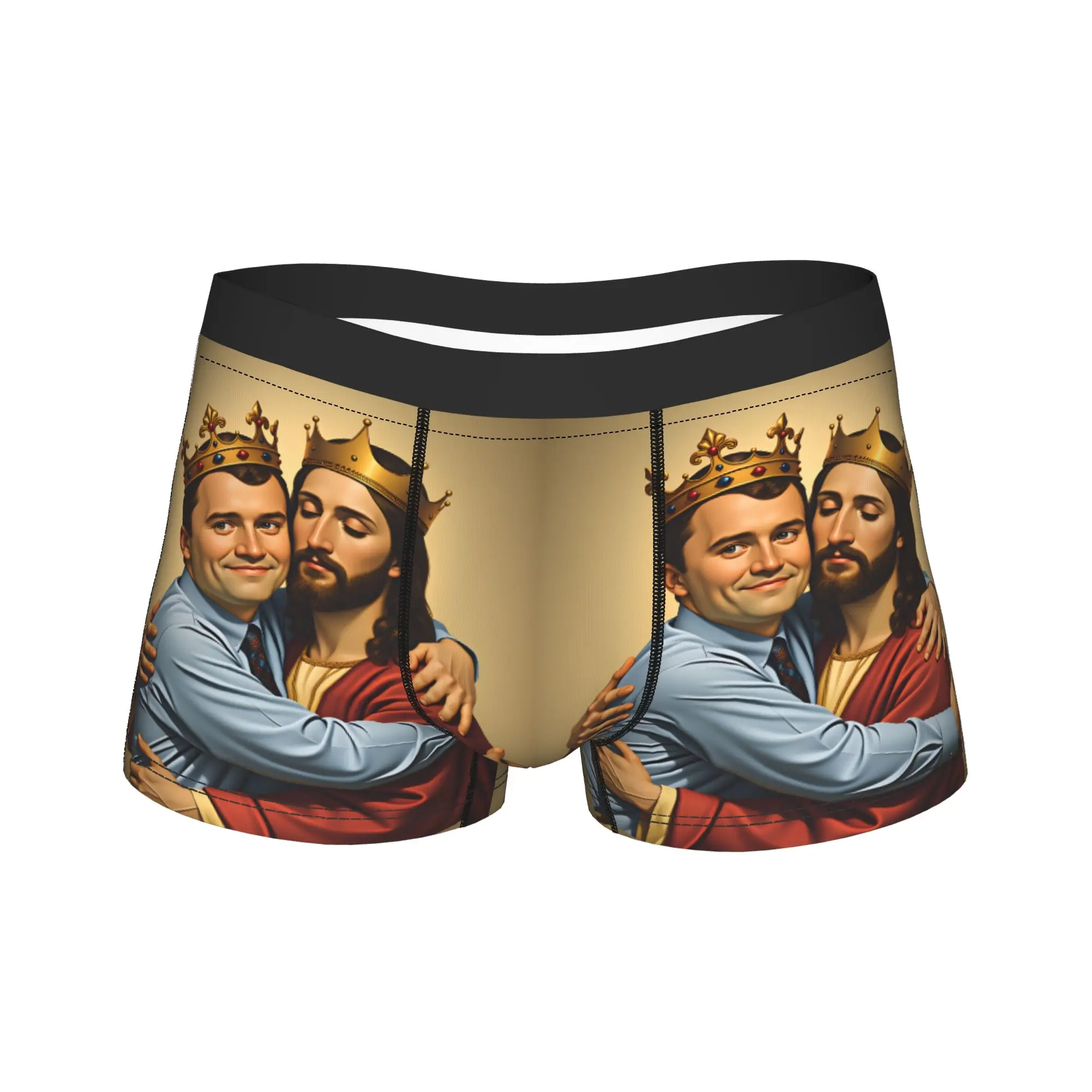 

Charlie Kirk Angelic Advocate Underwear Comfortable Underpants Printing Boxer Brief For Male Pouch Plus Size Boxershorts