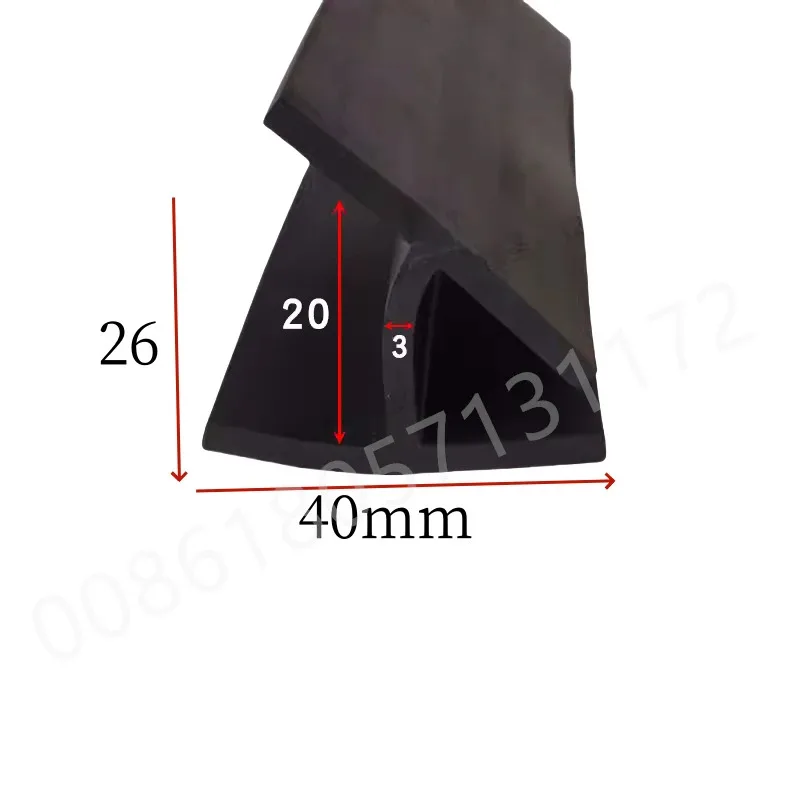 Custom H-Shape Rubber Sealing Strip for Glass &Metal Panel, Draft Stopper Edge Protection Anti-Collision Weather Resistant Black