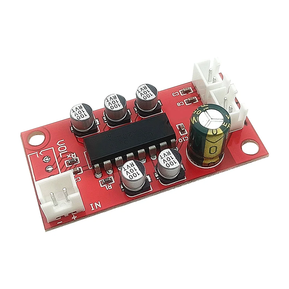 TEA2025L Mini Low Power Power Amplifier Board DC 3-10V Mono BTL Output Audio Power Amplifier Module With Volume Potentiometer