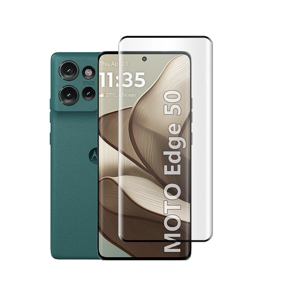 4/3/2Pcs 3D Tempered Glass For Motorola MOTO Edge 50 Pro Screen Protector Explode Proof Hard Film For Moto Edge 50 Glass