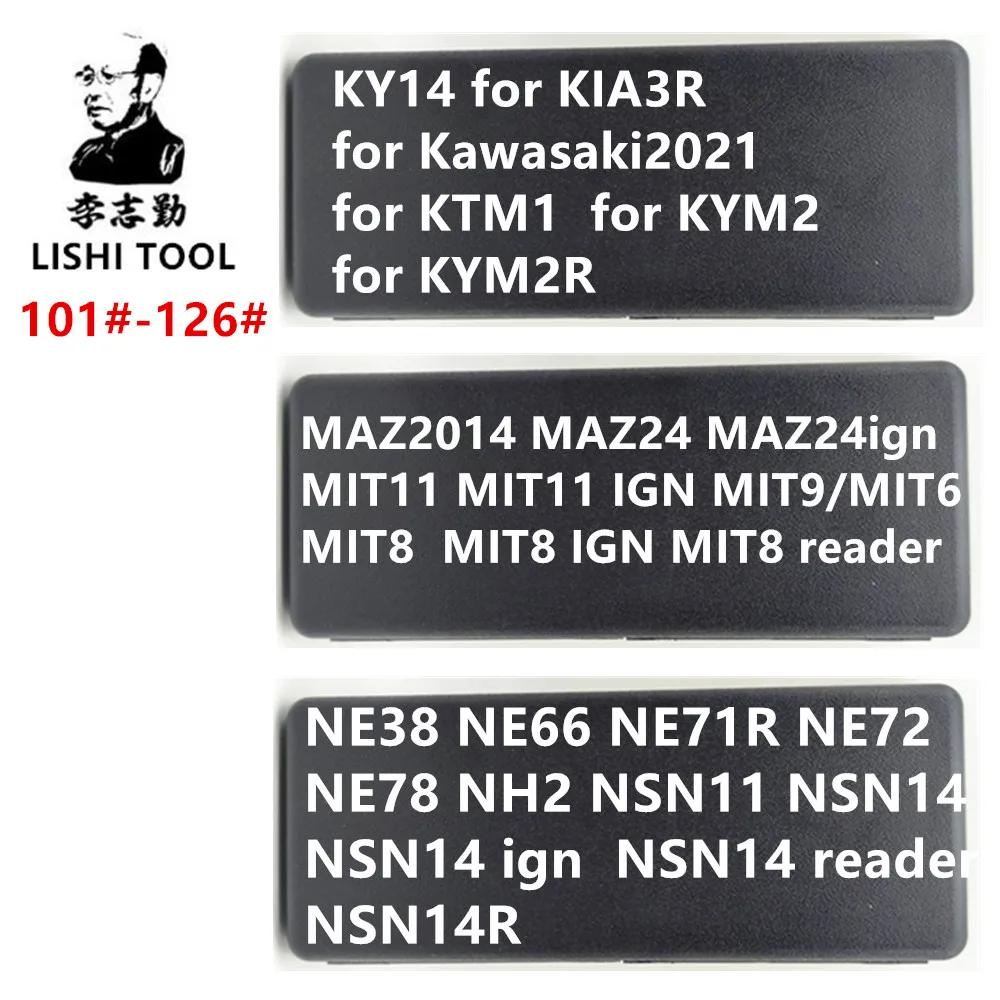 NewLishi 101-126#KY14 for KIA3R  for Kawasaki2021 for KTM1for KYM2 for KYM2R MAZ2014 MAZ24ign MIT11IGN MIT9/MIT6 NE38 NE66 NE71R