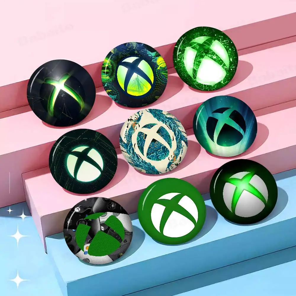 Nap Time X-Xbox Gamer 58mm Cute Series Pins Funny Badge Interesting Cartoon Animals Brooches Backpack Clothes Gift Accessory